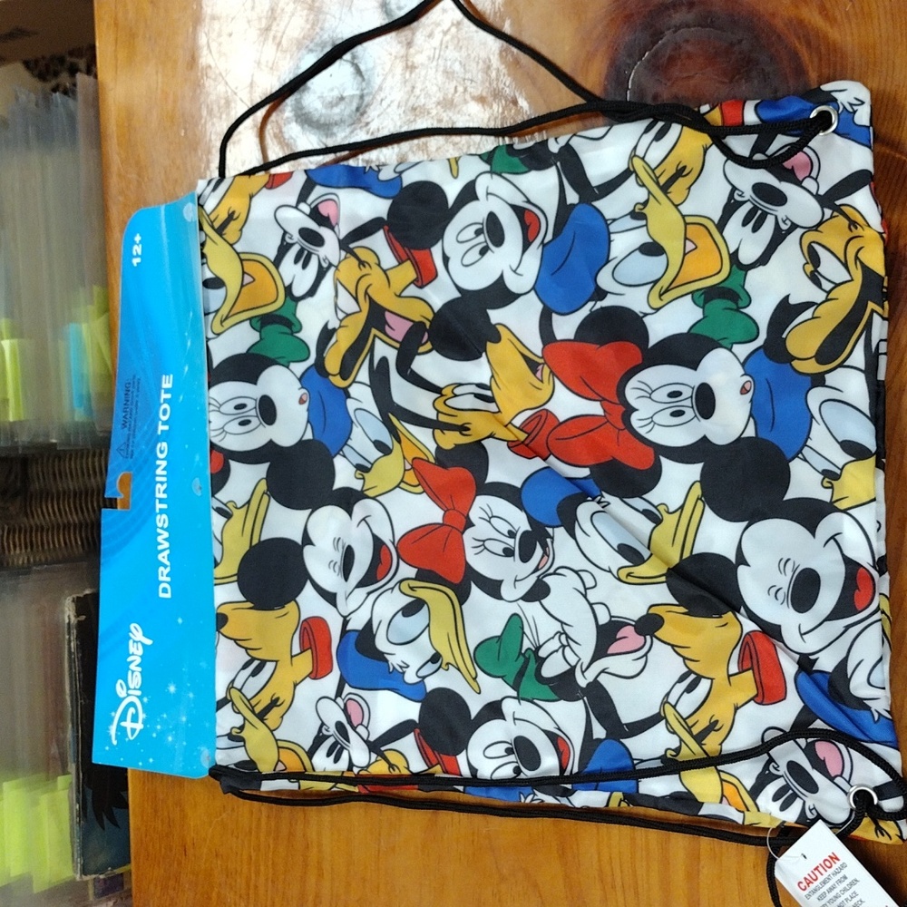 Jerry Leigh Disney Drawstring Bag New!